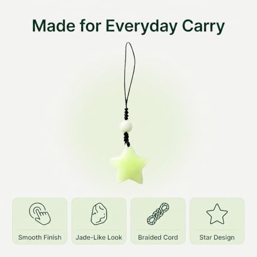 Glow in The Dark Star Keychain Unisex Bag Charm & Pendant Accessory