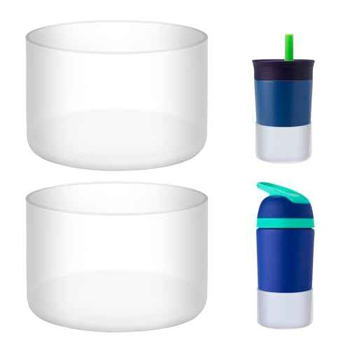 2 Pack Silicone Boot | Compatible with Hydro Flask, Owala, Yeti, Stanley & More | Fits 2.75-2.85" Bottom Bottles/Tumblers (12-40oz) | Anti-Slip | BPA-Free | Scratch & Noise Resistant