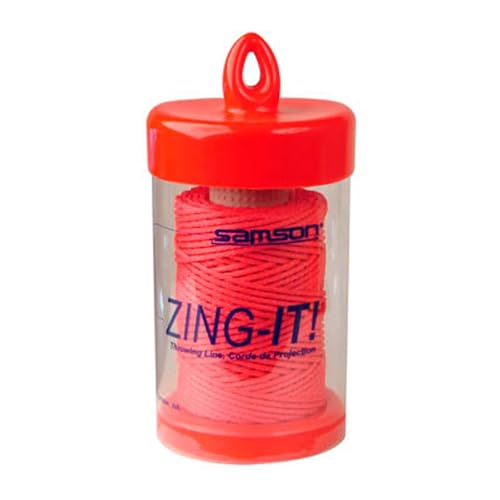 Samson Zing It 2.2mm Yellow Throw Line 180 ft. High-Strength Climbing Rope