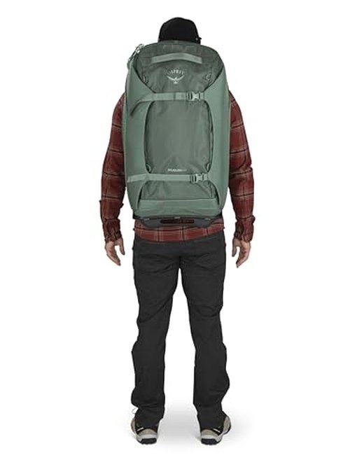Osprey Sojourn 22"/45L Wheeled Travel Backpack with Harness, Koseret Green