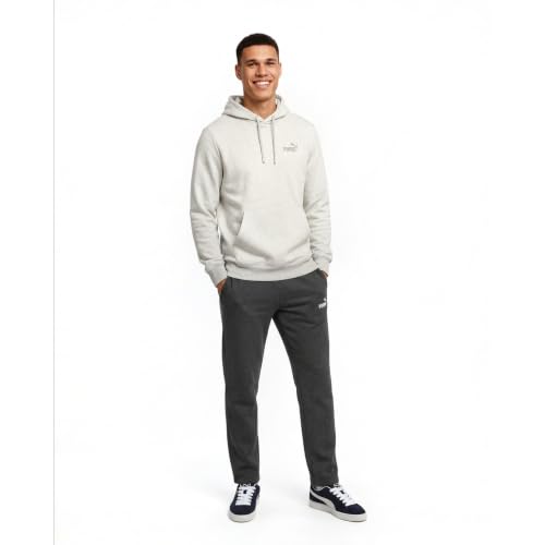 PUMA Men's Essentials Logo Sweatpants X-Large Dark Gray Heather Casual Activewear