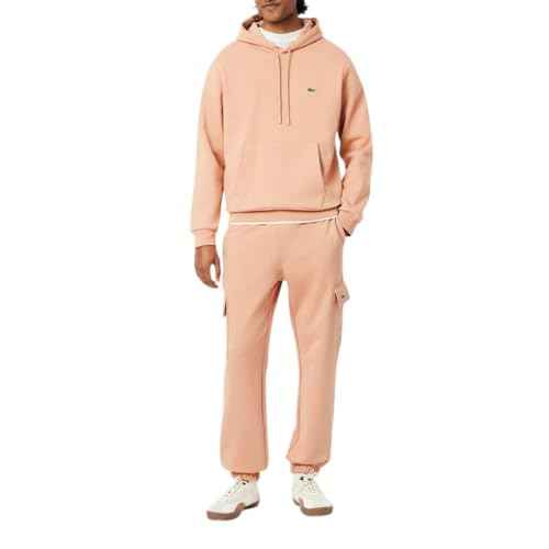 Lacoste Mens Regular Fit Non-Brushed Fleece Cargo Sweatpants