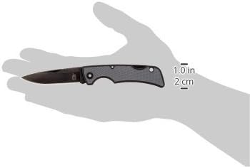 Gerber Gear US1 Pocket Knife - Plain Edge Blade Folding Knife - EDC Gear and Equipment - Grey