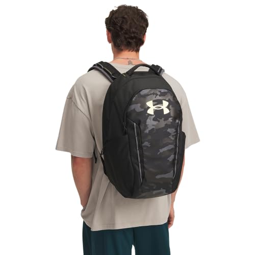 Under Armour Unisex No Weigh Lite Backpack Medium Black 001 OSFM - Water-Repellent, Lightweight, Laptop Compatible
