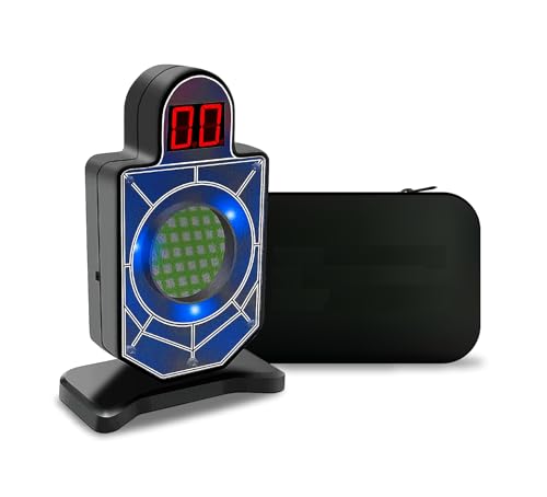 Laser Target with Light and Sound Activation Compatible with All RED Green IR Lasers