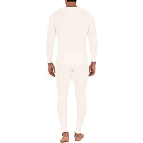 Fruit of the Loom Men's Recycled Waffle Thermal Underwear Crew Top (1 and 2 Packs)