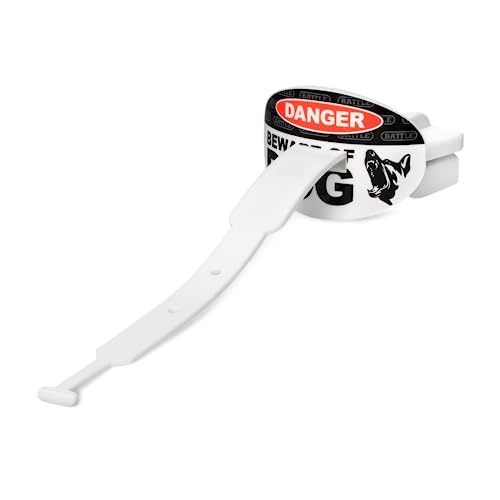Battle Sports Speed Football Mouthguard with Strap - Black, Beware of Dog Variant
