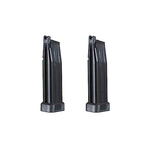 Lancer Tactical LTX-7 STRYK 28 Rounds Hi-Capa Green Gas Airsoft Magazine Two Packs