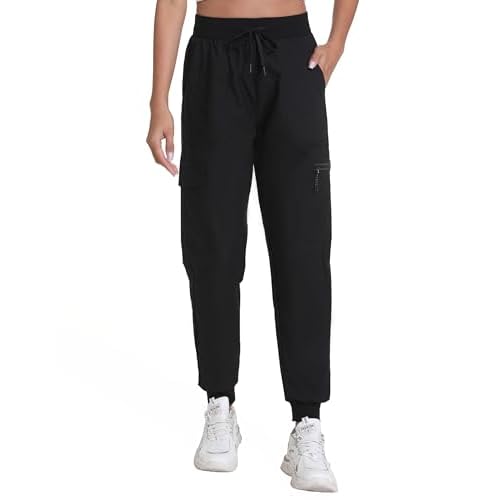 Women's Lightweight Cargo Pants with Pockets Stretchy Quick Dry Hiking Pants for Travel Casual Outdoor