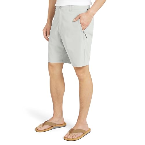 Men's Quick Dry Water-Friendly Hybrid Shorts - 34 / Grey