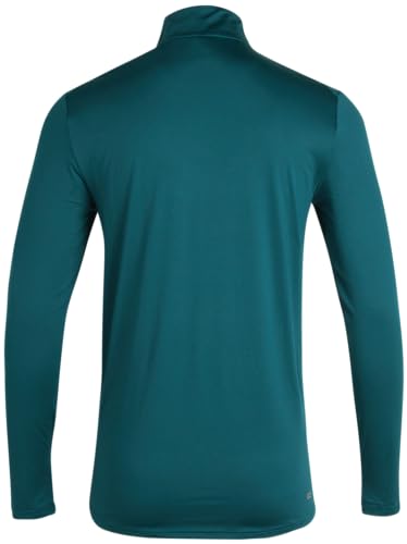 Men's Quarter Zip Athletic Pullover - Moisture Wicking, Size Medium - Spearmint