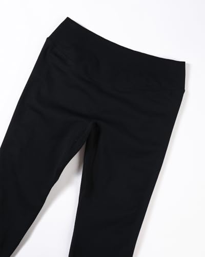 AUROLA Women's Seamless Butt Lifting Workout Leggings Medium Black
