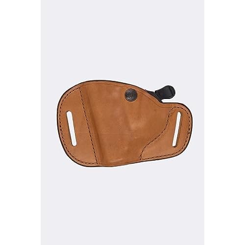 Bianchi Gun Leather 82 Carrylok Hip Holster - Size: 14C Kimber Ultra Carry II (Tan, Right Hand)