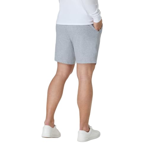 Hanes Men's Athletic Shorts with Pockets - Light Steel, Large, 7.5" Inseam