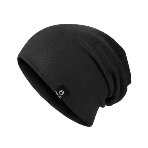 FURTALK Slouchy Beanie for Men Women Soft Knit Stretchy Skull Cap Stylish & Warm