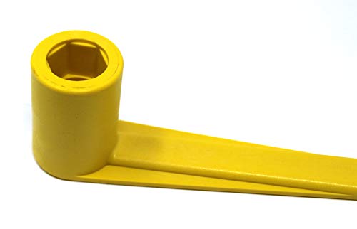 Emergency Boat Propeller Wrench 1-1/16" with 9/16" Drain Plug Socket - Yellow