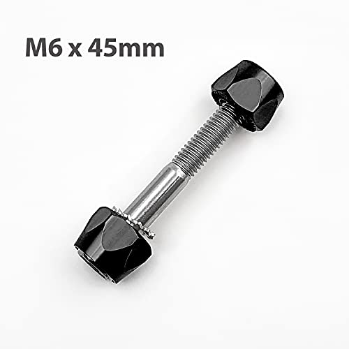Bike Anti-Theft Seatpost Lock with Tamper-Resistant Bolt - Black, M6x45mm