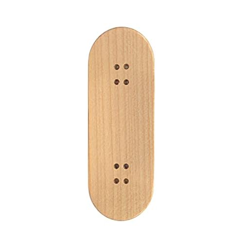 Teak Tuning Premium Fingerboard Graphic Deck, Donut Teak Logo - 32mm x 97mm - Heat Transfer Graphics, Pro Shape & Size - Pre-Drilled Holes - Includes Prolific Foam Tape