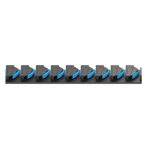 RESTCLOUD Fishing Rod Holder Vertical 3 Slots Blue 9 Slots Storage Rack