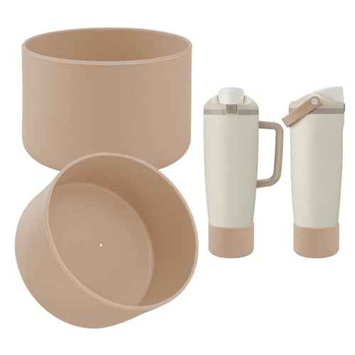 2PCS Silicone Boot Compatible with Owala 30oz & 40oz FreeSip Sway Bottles & Tumblers, Protective Anti-Slip Bottom Cover Sleeve for Freesip Sway Tumbler