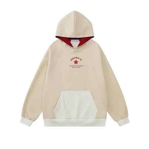 Aelfric Eden Star Hoodie Women Graphic Hoodies Unisex Oversized Print Hoody Y2k Streetwear Hooded Sweatshirt Pocket Pullover