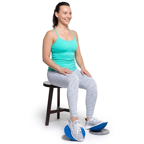 Balance & Stability Trainers Set of 2 - Blue, 8 1/4 Inch Exercise Equipment