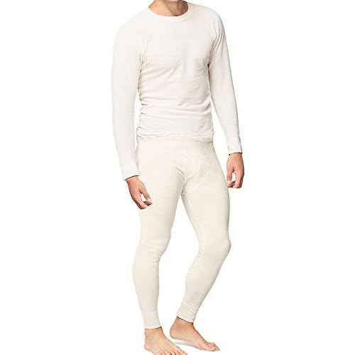 Place and Street Men¡¯s Cotton Thermal Underwear Set Shirt Pants Long Johns