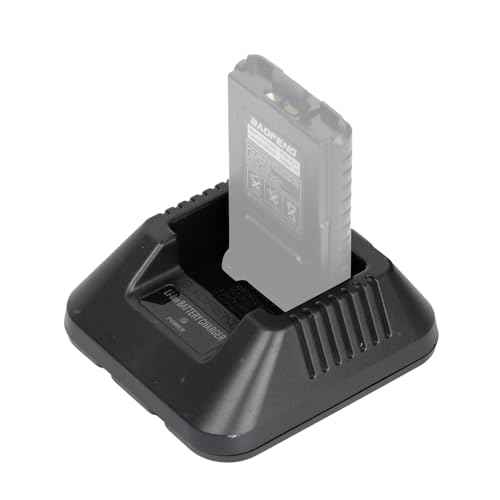 BAOFENG UV-5R Desktop Charger with US Adapter (100V-240V) for Baofeng UV-5R UV-5RA 5RE 5RX M-5R UV-5G GT-5R UV-5R+ Plus UV-5RTP UV-5RX3 Baofengs Ham Radio Two Way Radio