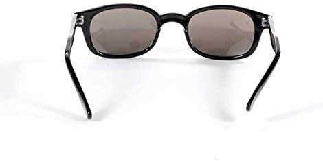 Unisex Biker Sunglasses - X-KD Silver & Smoked Lens, One Size - Stylish & Durable