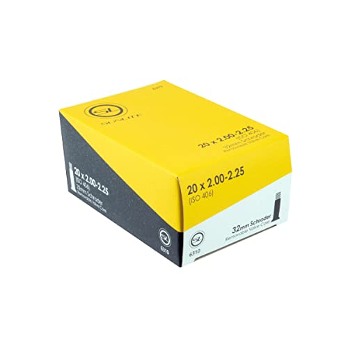 Sunlite Bicycle Inner Tube - 20x2.00-2.25 with 32mm Schrader Valve - Black