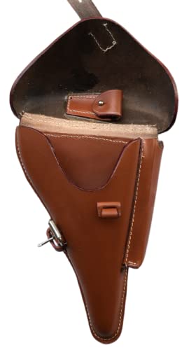 Tan Leather P08 Style Holster with Accessory Tools - Historical Reproduction