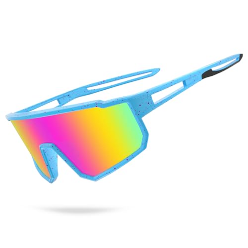 Polarized Sports Sunglasses UV400 Protection for Men Women Youth Outdoor Cycling Running Golf