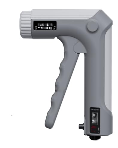 Hand Grip Strength Trainer Kit - 5 Pack with Adjustable Resistance with 2 Finger Extenders Finger Exerciser Forearm Workout Ring Exercise Equipment Gray