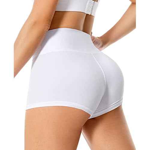 Women's 3"/5" High Waisted Biker Shorts - Spandex Yoga, Workout, Cycling, Volleyball, Dance | Athletic Booty Shorts