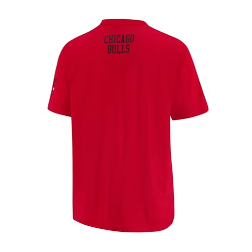 Men's NBA Embroidered Letters T-Shirt - Chicago Bulls XX-Large Team Color