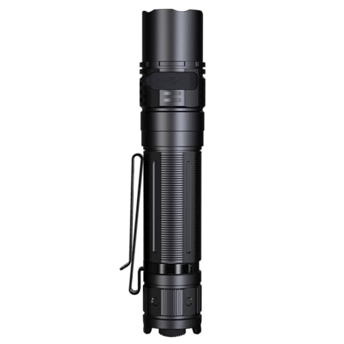 Fenix PD36R V2.0 Tactical Flashlight, 1700 Lumen USB-C Long Throw Rechargeable EDC Work Police Duty Patrol Search and Rescue, Emergency with LumenTac Organizer