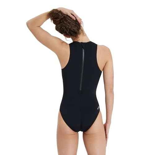 ARENA Womens Team Women's Solid Water Polo One Piece Swimsuit Water Sports Bathing Suit