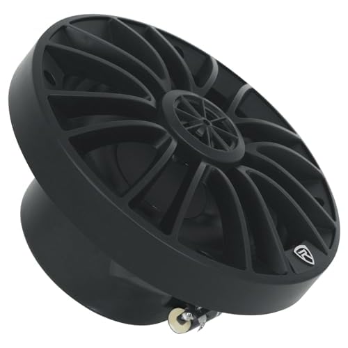 Rockville Pair RM-PREMIUM-65 Black 6.5" Marine Boat Speakers, 600W Peak/150W RMS, 4-Ohm, Crisp Audio, Waterproof Design, High-Power Handling for Boats and Outdoor Vehicles