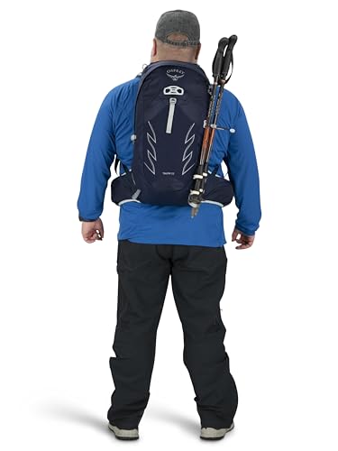 Osprey Talon 22L Men's Hiking Backpack with Hipbelt, Ceramic Blue, S/M, Extended Fit