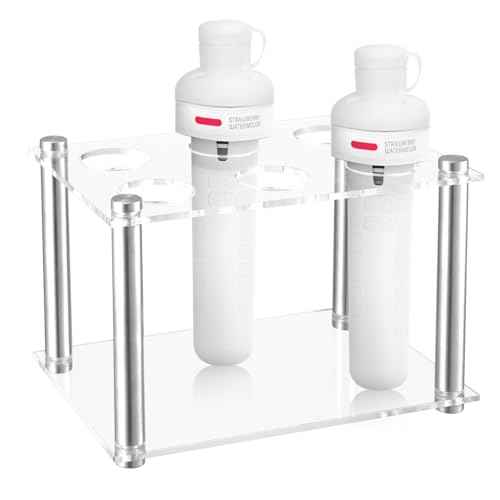 Rainmae Flavor Cartridge Holder for Cirkul, Contains 6 Flavor Cartridge Acrylic Storage Rack Organizer Round Support Shelf Accessories for Cirkul Flavors Cartridges, Fip Sip Stand Organizer Cartridge