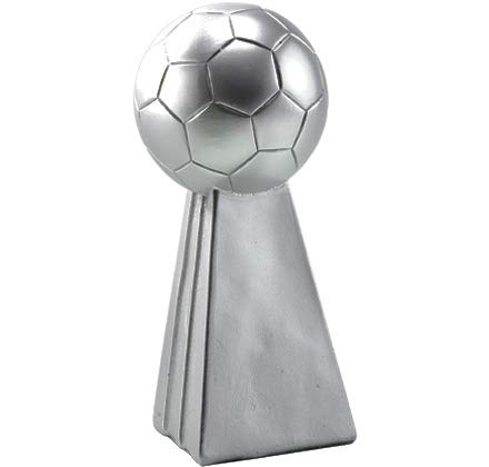 10-Inch Soccer Trophy with Custom Engraving – Metallic Award for Sports Tournament