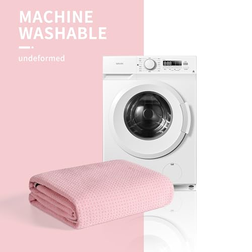 Pink Microfiber Hot Yoga Towel Mat 24x72 Inches Non-Slip Silicone Grip
