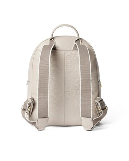 ECCO Medium Round Back Pack, Taupe Pebbled Leather