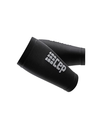 Forearm Compression Sleeves for Men & Women - Black/Grey, Support & Recovery Pair