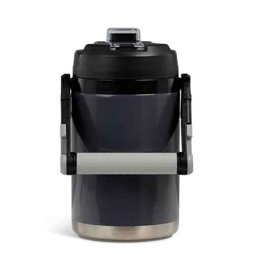 Igloo Rival Fusion 54OZ Insulated Water Jug, Large Water Bottle, Sports Water Jug, Grey