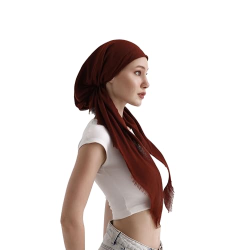 dscarf Headwear Pre Tied Head Scarves for Women Featuring | Soft Chemo Head Wear Headcover Ready Headwear