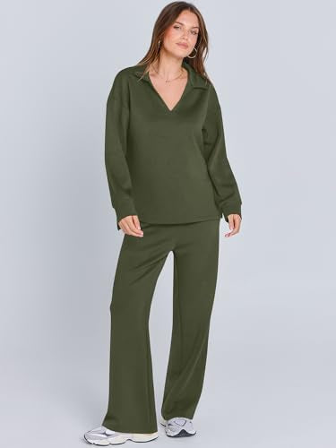 Women’s Lounge Sweat Sets 2-Piece Fall Outfits for Cozy Casual Wear