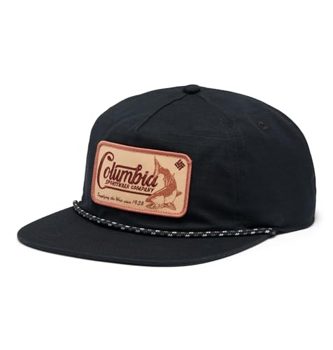 Columbia Unisex Ratchet Strap Snapback Hat - One Size Black West Fish