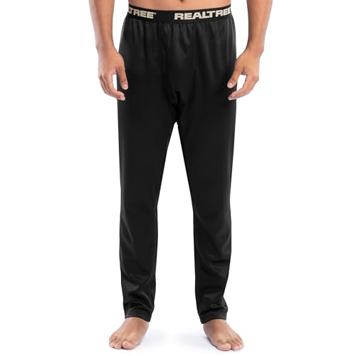 Realtree Mens Heavyweight Fleece Thermal Underwear Long Johns Bottom