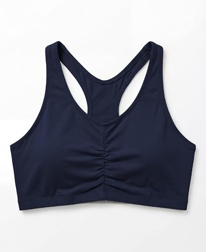 Medium 10-Pack Women's Racer Back Sports Bras - Multi-Color, Soft & Stretchy